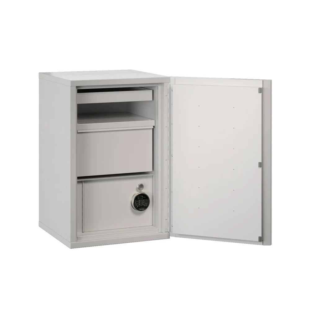 FireKing FireShield Edge Series 1-Hour Fire-Rated Storage Cabinet, Hybrid Cabinet, Platinum