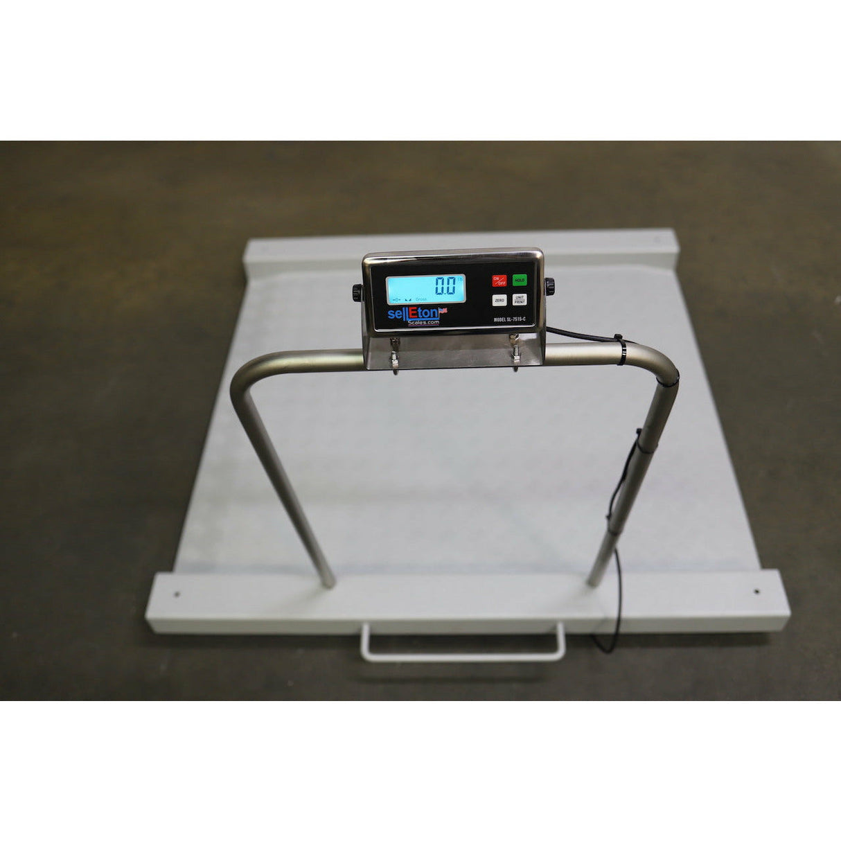 SellEton SL-Wheelchair-1k Aluminum Wheel Chair Drum Scale 1000 lb x .2 lb