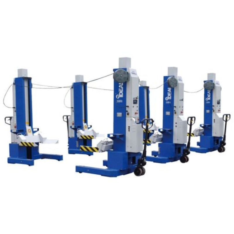 iDEAL Mobile Column Lift, MSC-18K-X-6108, 6 Column Set, 108,000 lbs (ALI Certified)