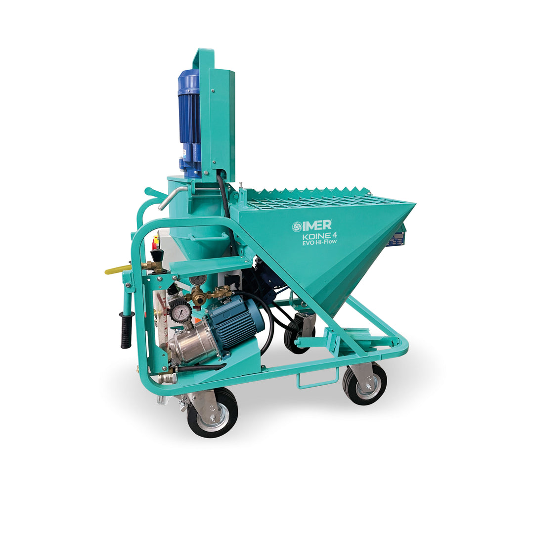 IMER Koine 4 Hi-FLOW Continuous Mixer / Concrete Pump. - 220volt 3phase Electric