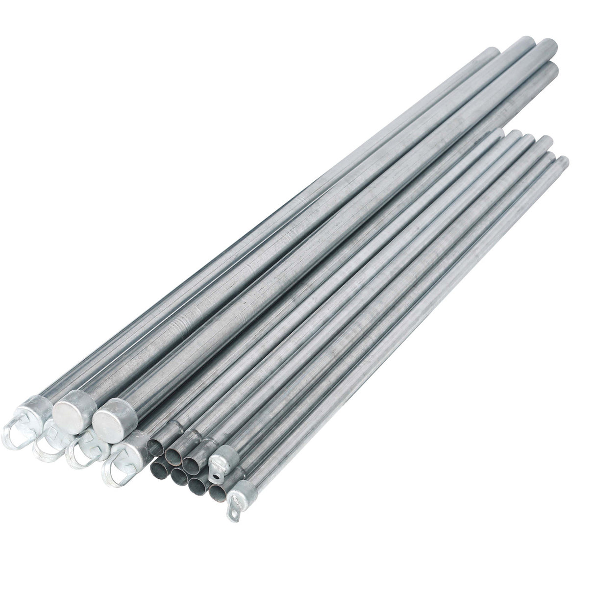 Aleko Galvanized Steel Chain Link Fence - Complete Kit - 5 x 50 Feet - 11.5 AW Gauge