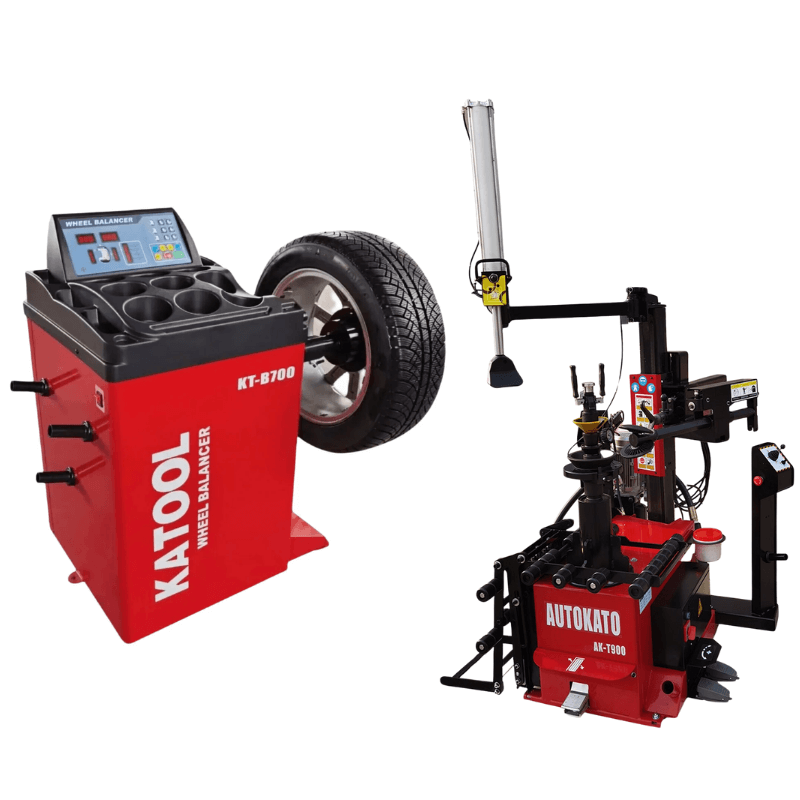 Katool KT-T900 Tire Changer and KT-B700 Wheel Balancer Combo