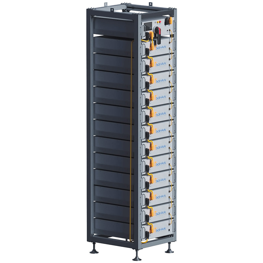 Sol-Ark 60KwH Battery Bank IP20 Indoor for use w/ Sol-Ark 60K-3P