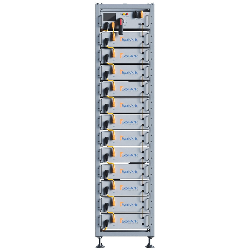 Sol-Ark 60KwH Battery Bank IP20 Indoor for use w/ Sol-Ark 60K-3P