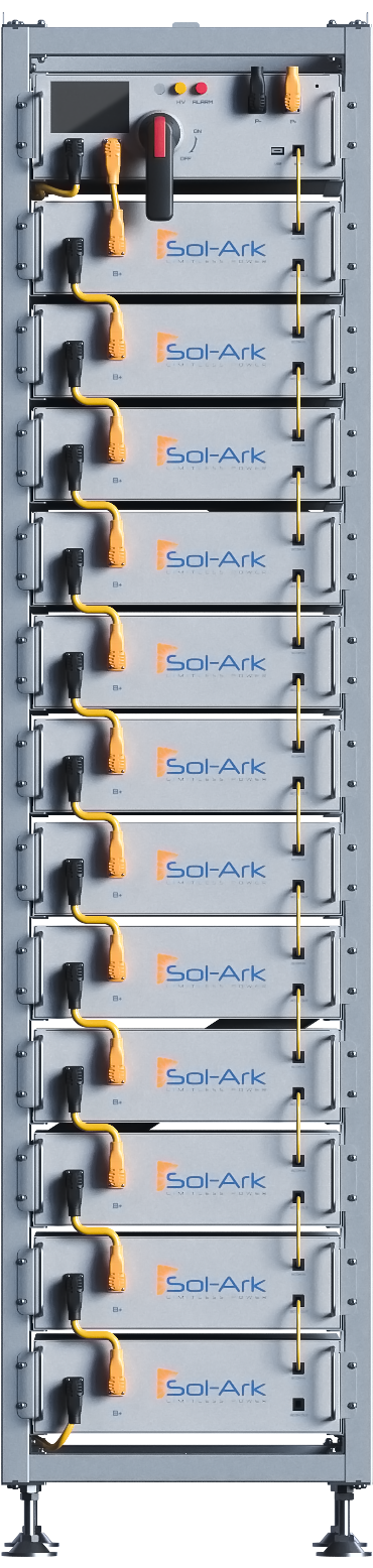 Sol-Ark 60KwH Battery Bank IP20 Indoor for use w/ Sol-Ark 60K-3P