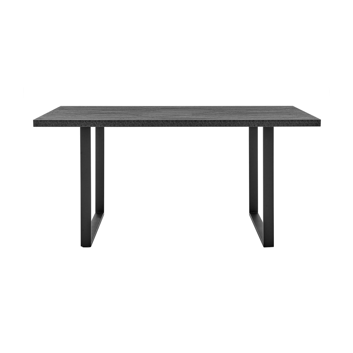 Fenton Contemporary Dining Table - Stylish Melamine Top with Sturdy Steel Frame for Modern Homes