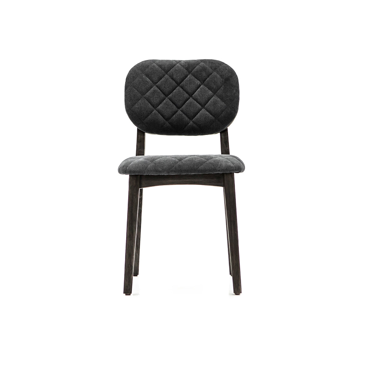 Katelyn Acacia Dining Chair Set of 2 - Stylish Upholstered Chairs with Tundra Gray Finish for Home