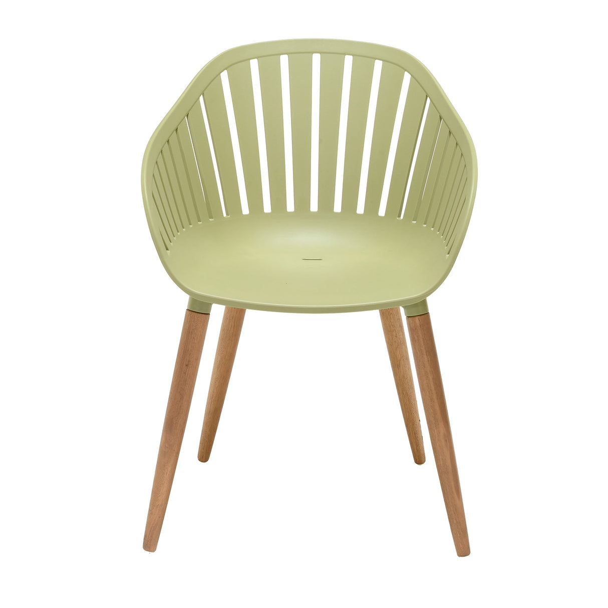 Nassau Outdoor Dining Chairs Set of 2 - Eco-Friendly, Stylish Eucalyptus Legs in Multiple Colors!