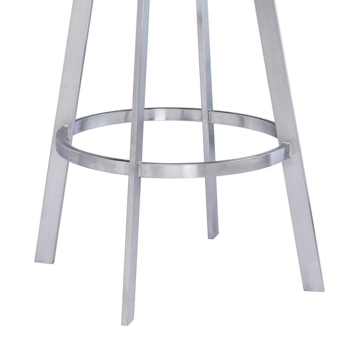 Saturn Barstool - Stylish 360-Degree Swivel Kitchen Stool with Comfortable Faux Leather Upholstery