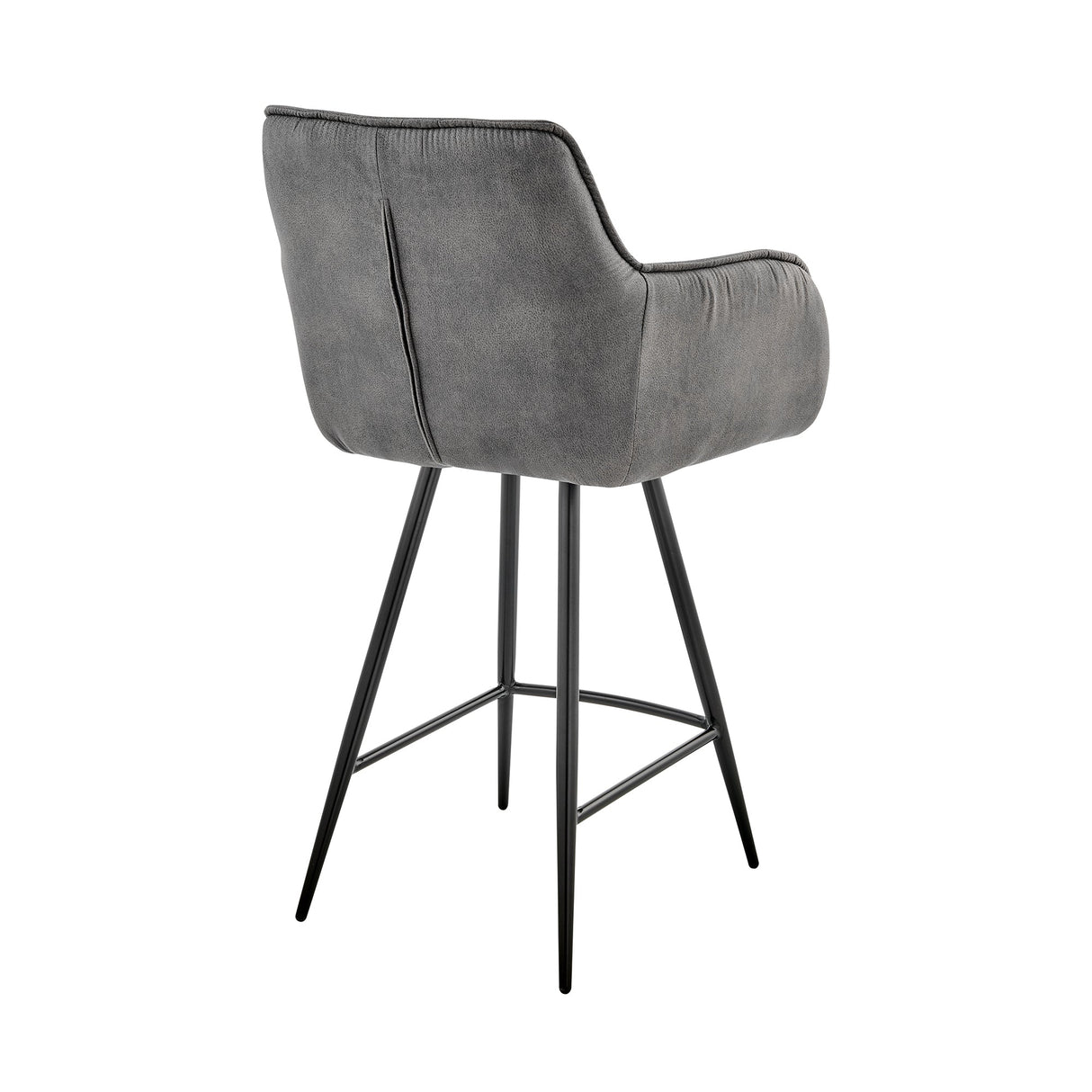 Verona Stylish Fabric Barstool - Modern Design, Comfortable Foam Cushion, Durable Metal Frame