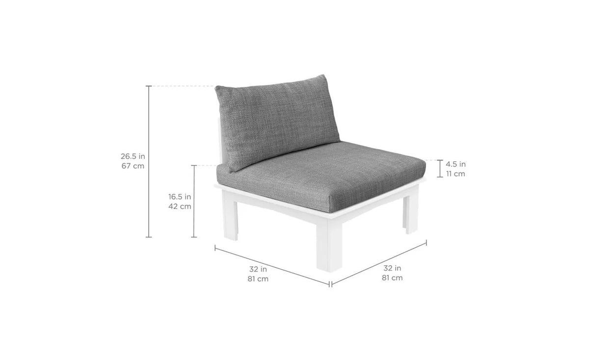 Ledge Lounger Mainstay Sectional Relaxed Middles