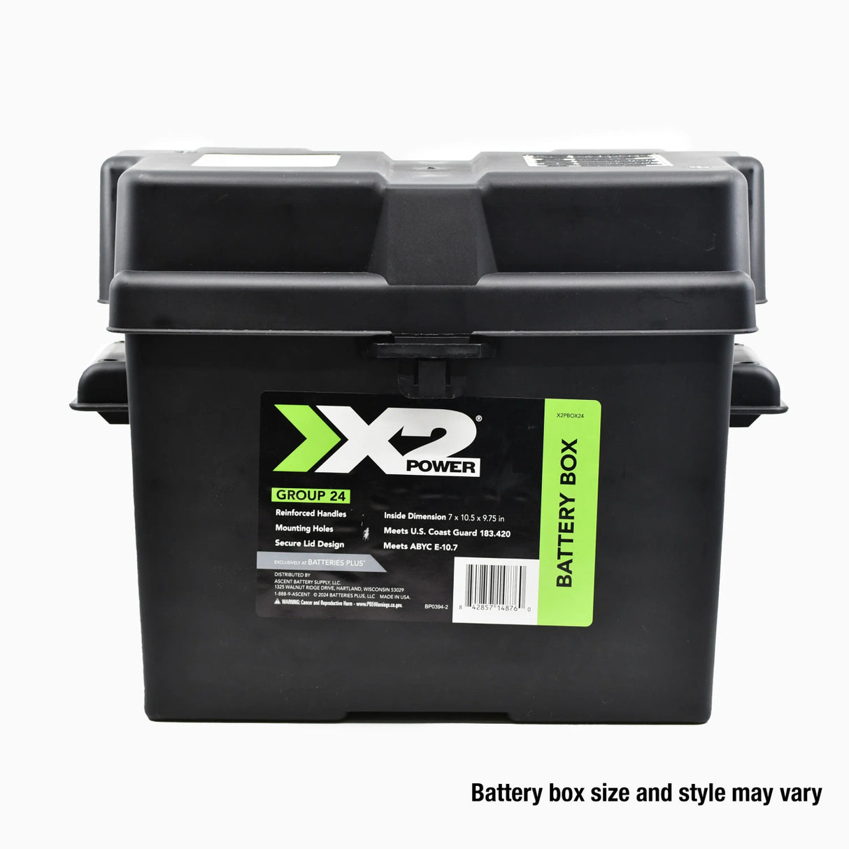 Aleko Battery Box for Two 12AH Batteries - LM130