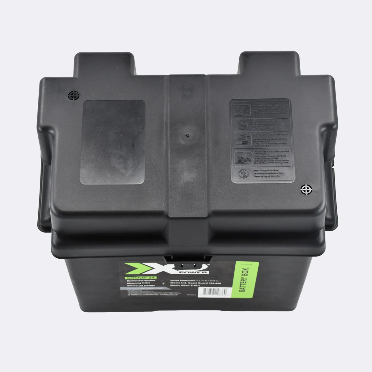 Aleko Battery Box for Two 12AH Batteries - LM130