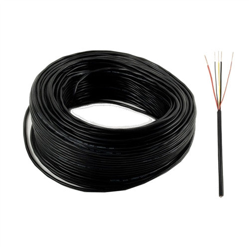 Aleko Stranded Black Wire - 5-Core - 10 Feet - LM150