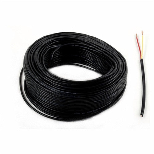Aleko Black Stranded Wire - LM152 - 2-Core - 40 Feet