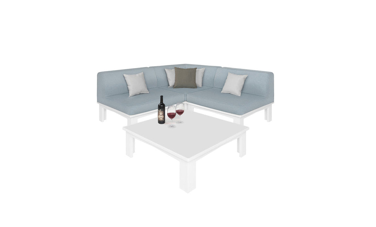 Ledge Lounger Mainstay Sectional 4 Piece Diamond