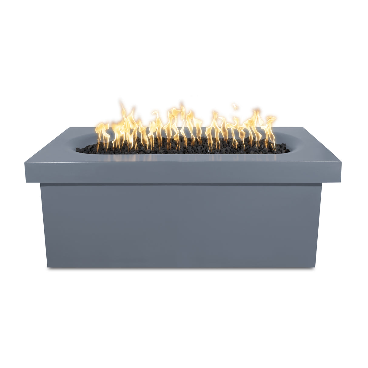 The Outdoor Plus Ramona Rectangular Concrete Fire Table plus Free Cover