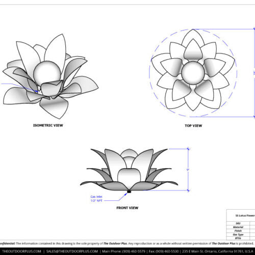 The Outdoor Plus Lotus Flower
