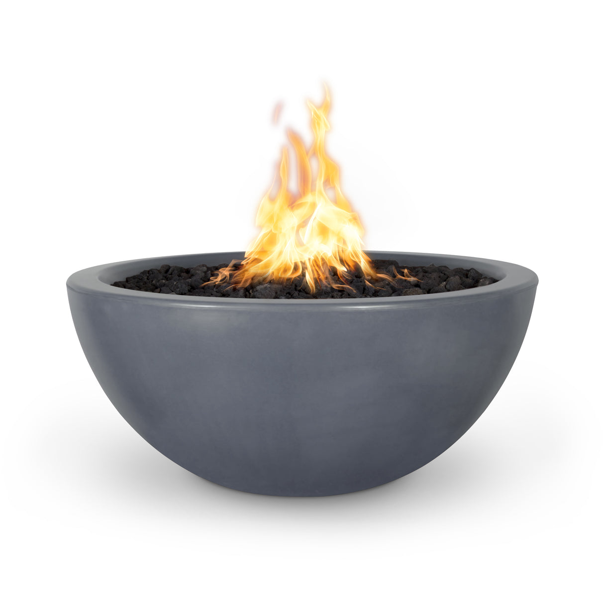 The Outdoor Plus Luna Concrete Fire Pit plus Free Cover