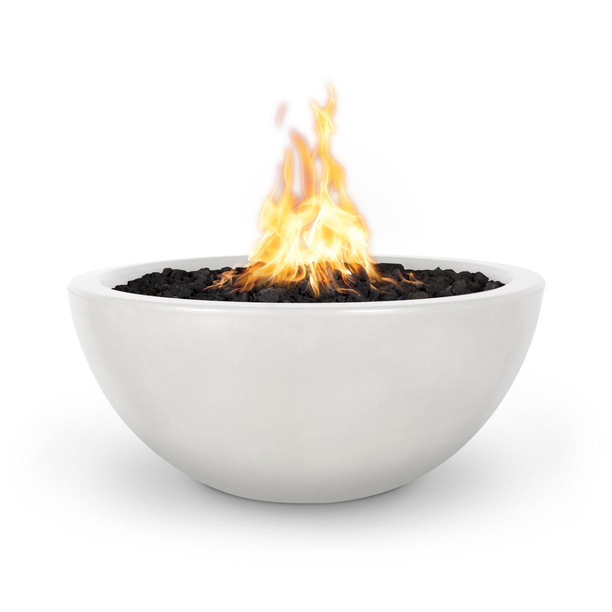 The Outdoor Plus Luna Concrete Fire Bowl plus Free Cover