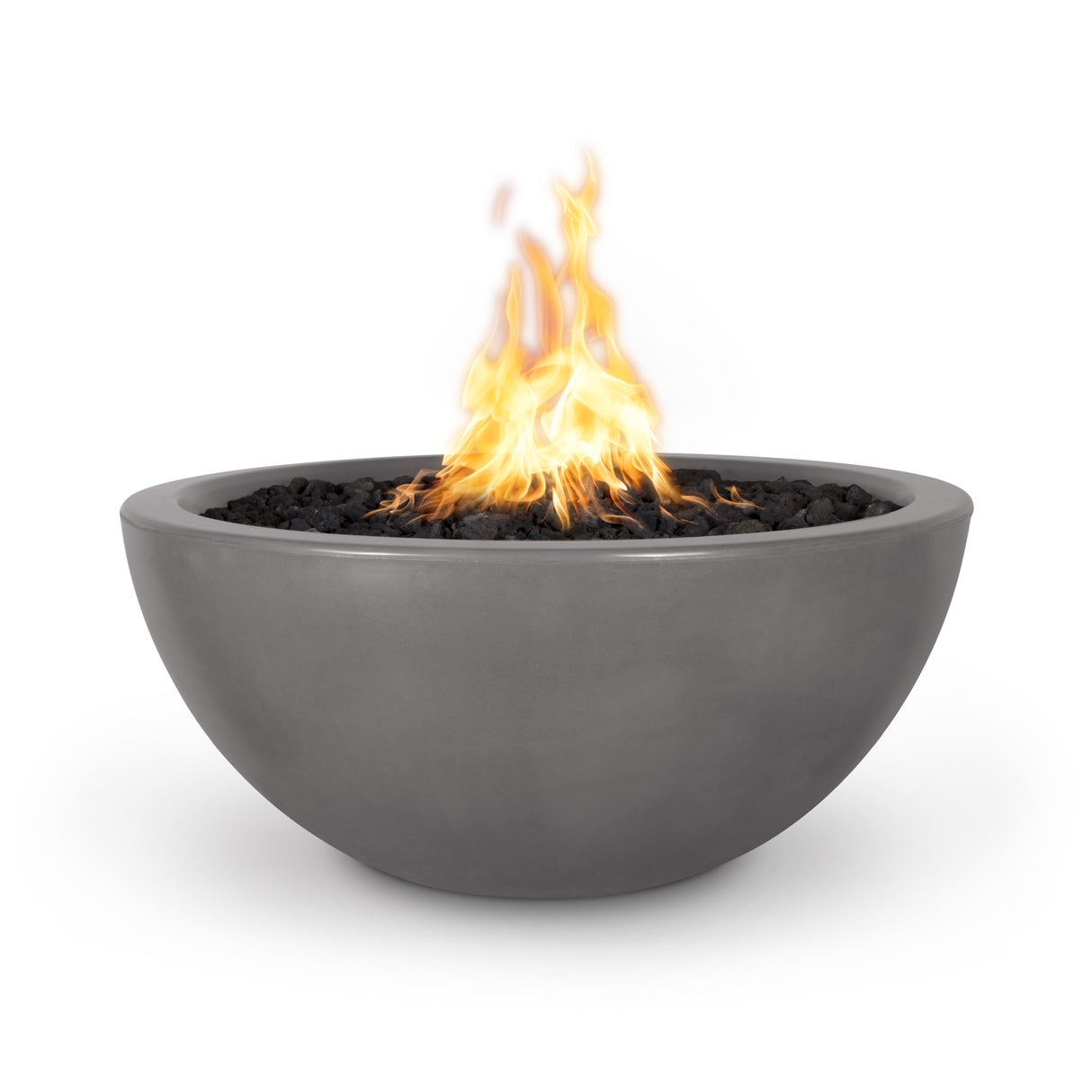 The Outdoor Plus Luna Concrete Fire Bowl plus Free Cover