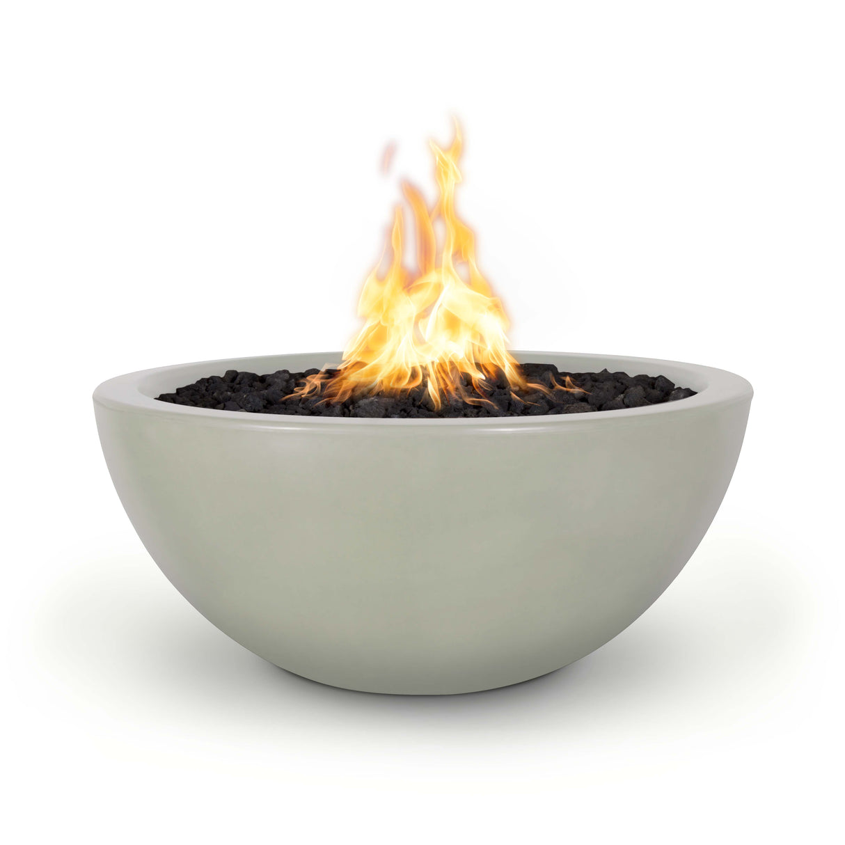 The Outdoor Plus Luna Concrete Fire Bowl plus Free Cover
