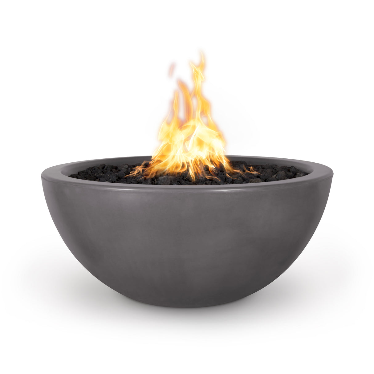 The Outdoor Plus Luna Concrete Fire Pit plus Free Cover