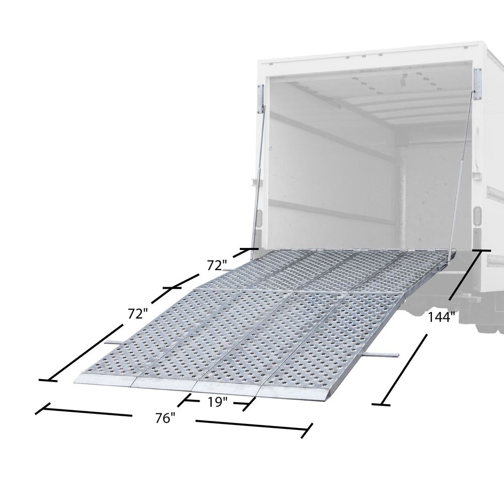 Folding Ramp System for Box Trucks – 2 Sizes