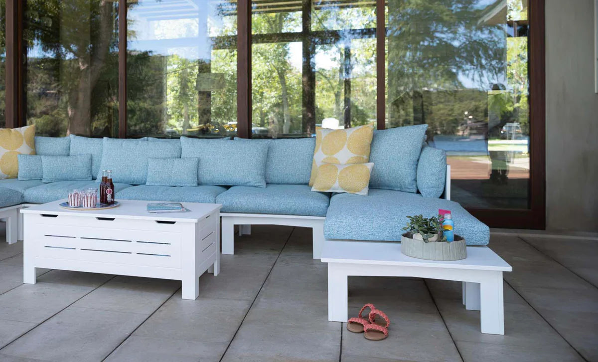 Ledge Lounger Mainstay Sectional Relaxed Left Corners