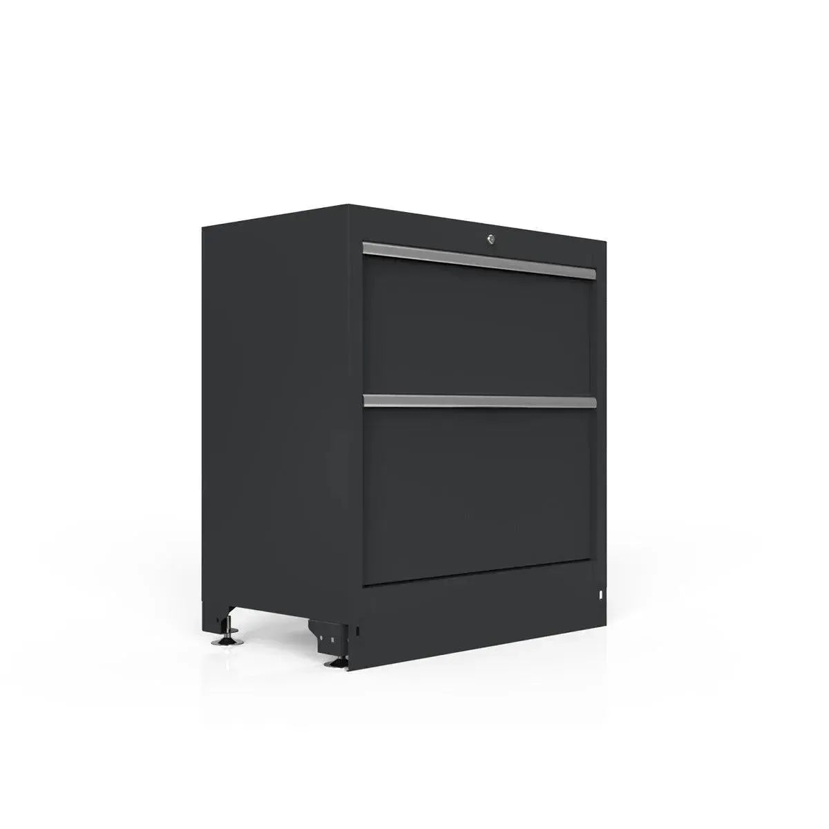 Boxo 34" 2 Drawer Cabinet w/o Alu. Trims