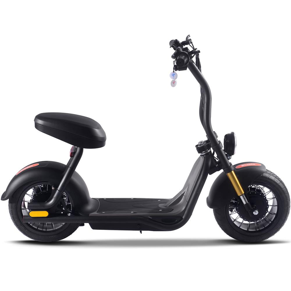 MotoTec Diablo 48V/13Ah 1000W Lithium Electric Scooter