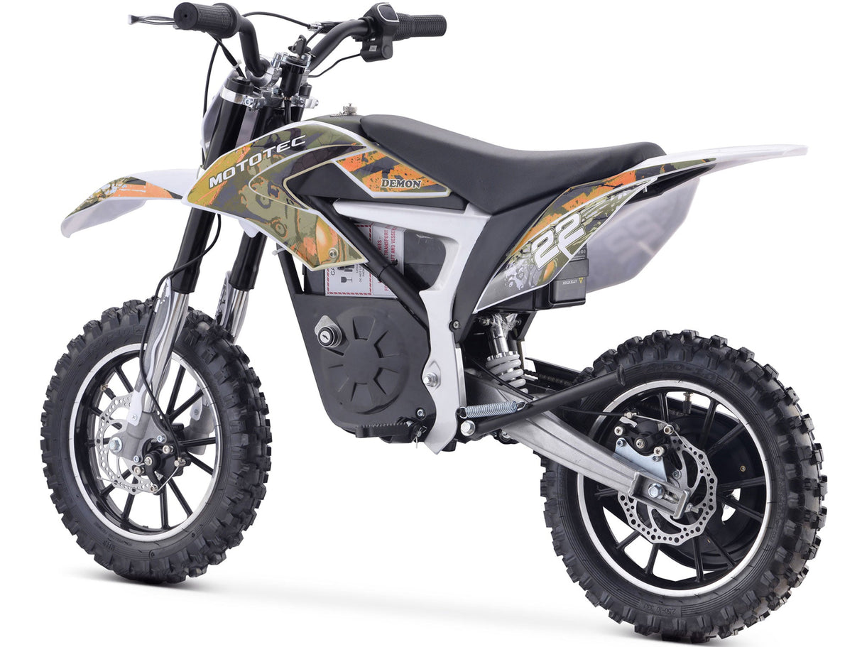 MotoTec Demon 36V/8Ah 500W Lithium Electric Dirt Bike