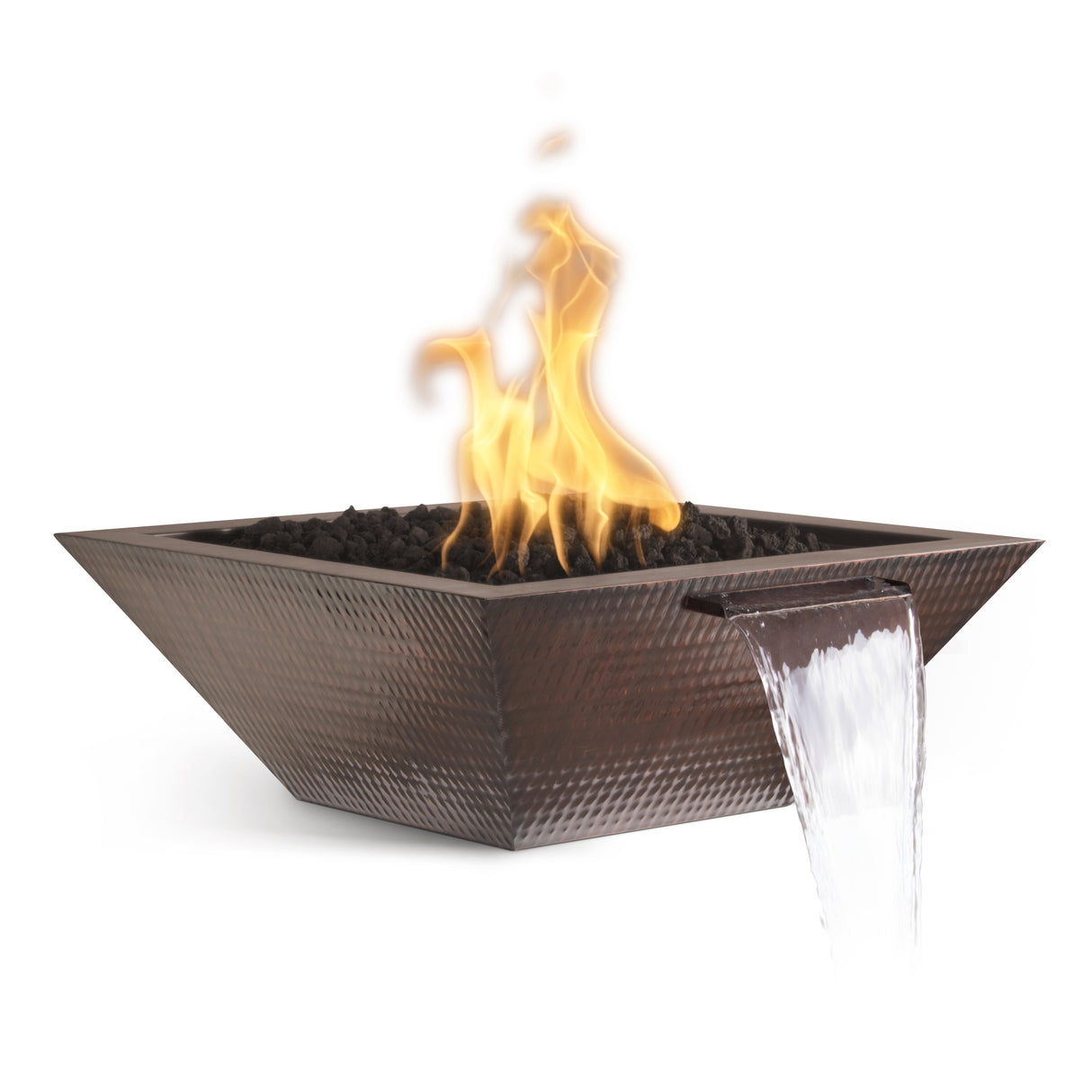 The Outdoor Plus Maya Copper Fire & Water Bowl plus Free Cover