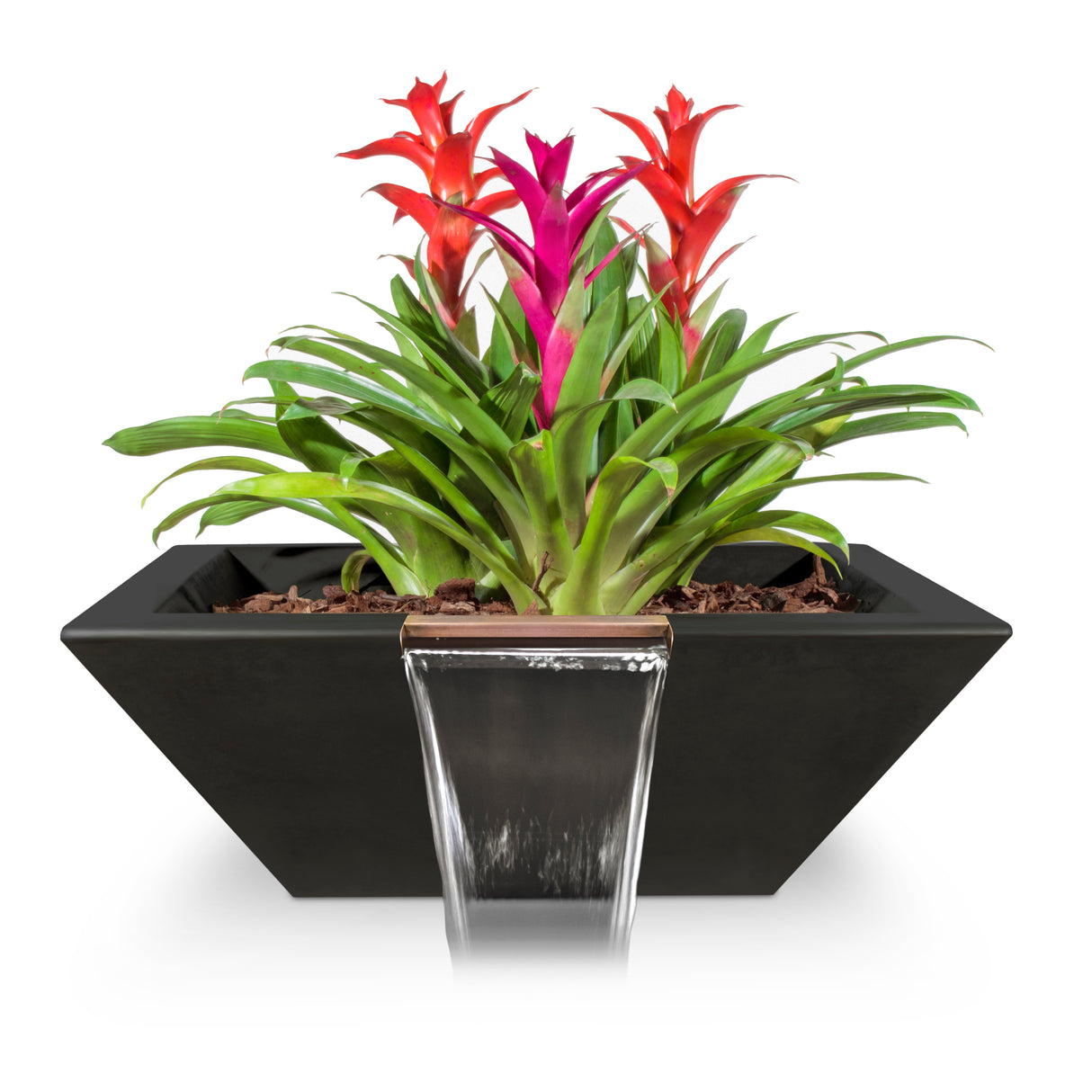 The Outdoor Plus Maya Concrete Planter Bowl with Water