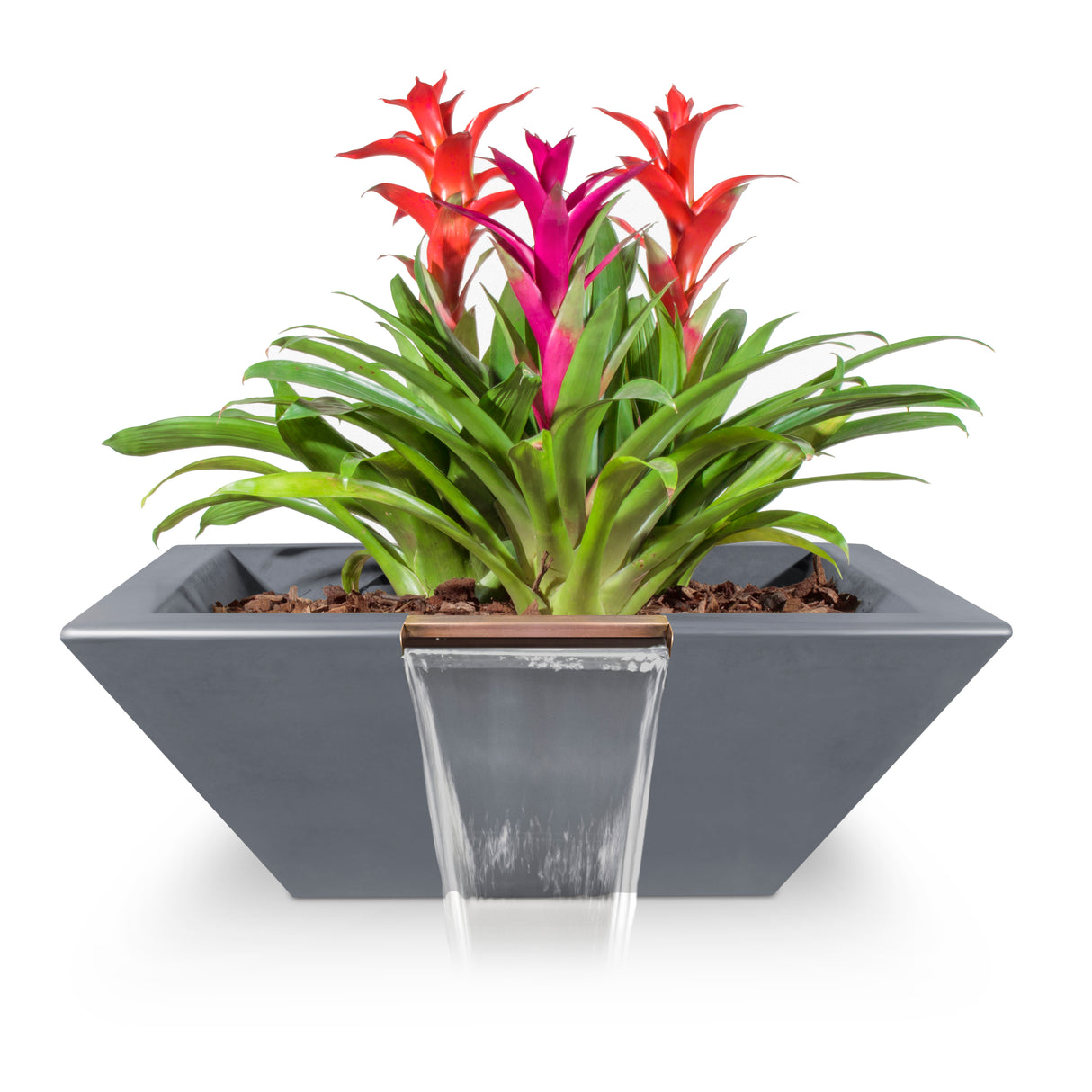 The Outdoor Plus Maya Concrete Planter Bowl with Water