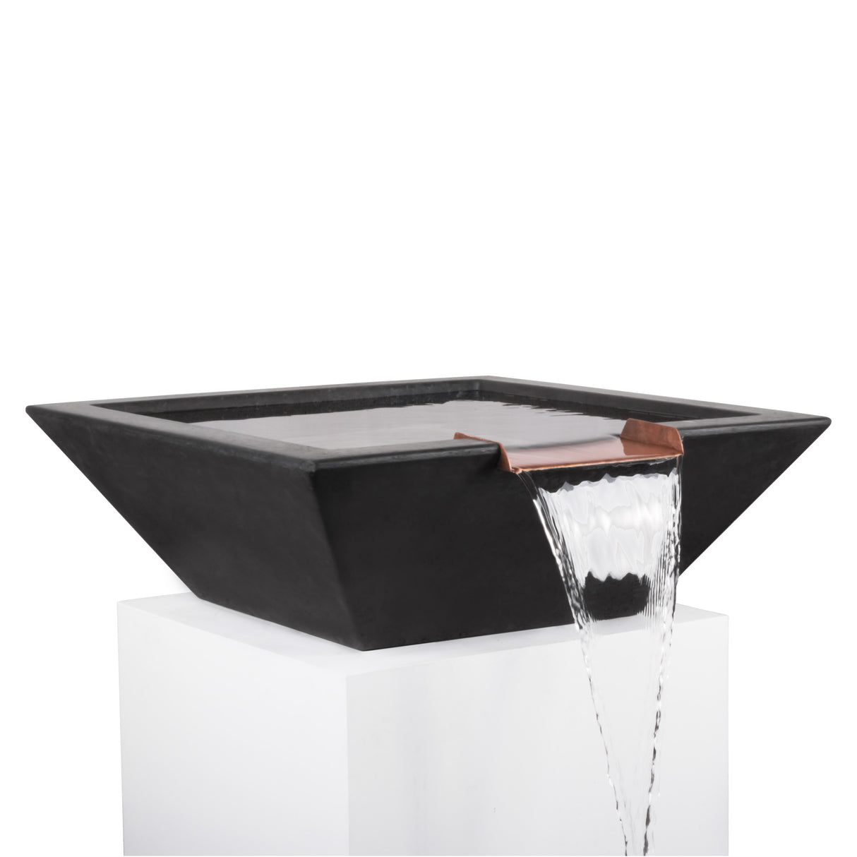 The Outdoor Plus Maya Concrete Water Bowl plus Free Cover