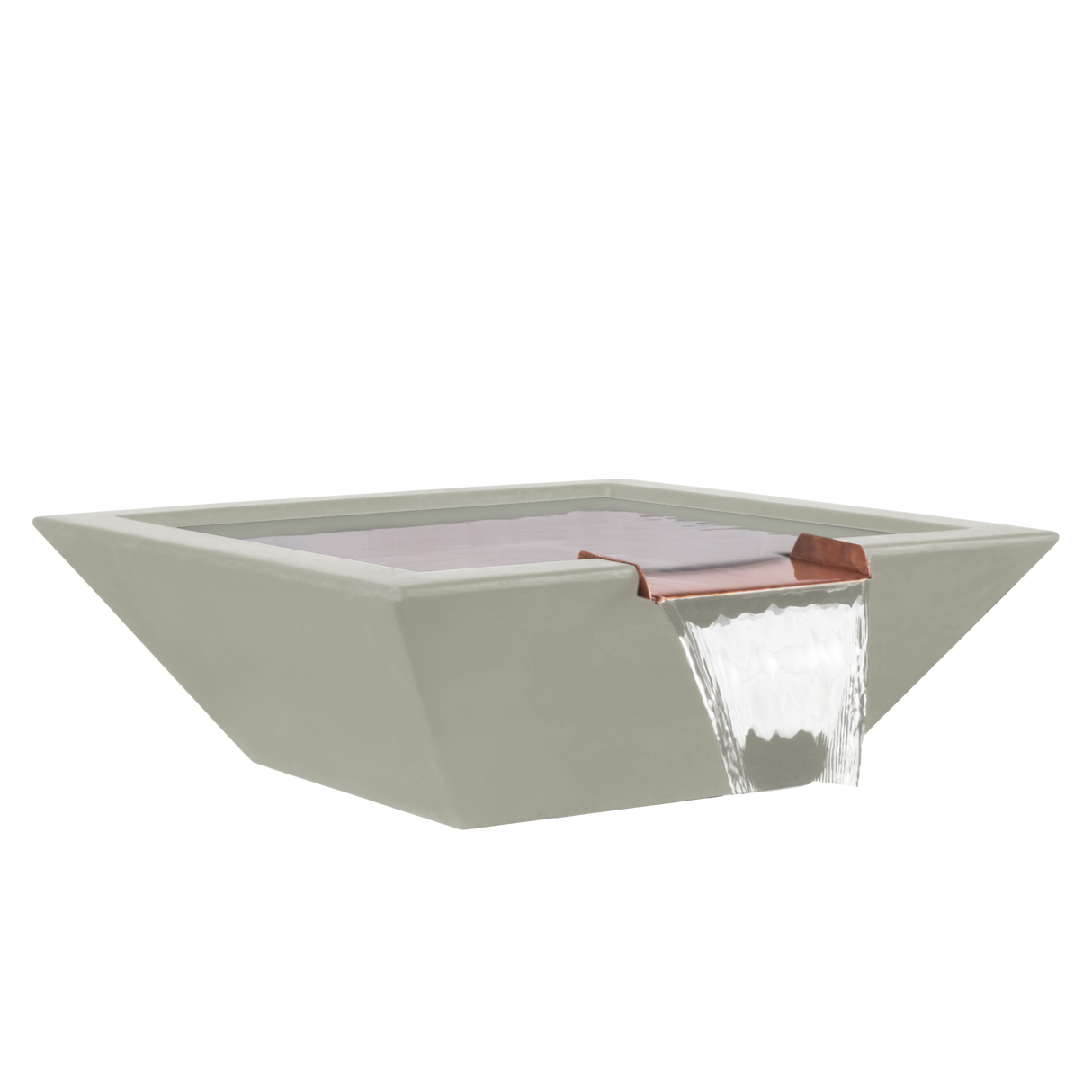 The Outdoor Plus Maya Concrete Water Bowl plus Free Cover