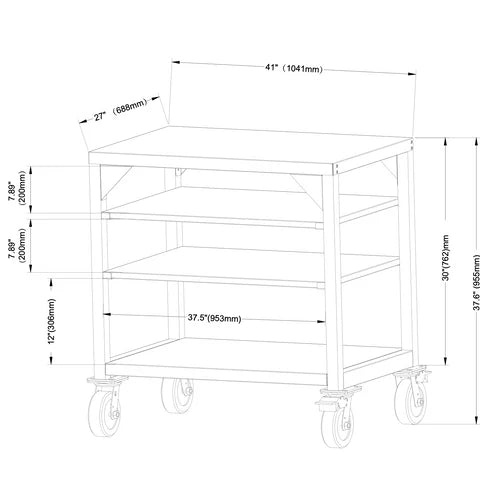 Tagwood BBQ Working table PRO Line | Stainless steel | BBQ10SS PRO- PRE-ORDER