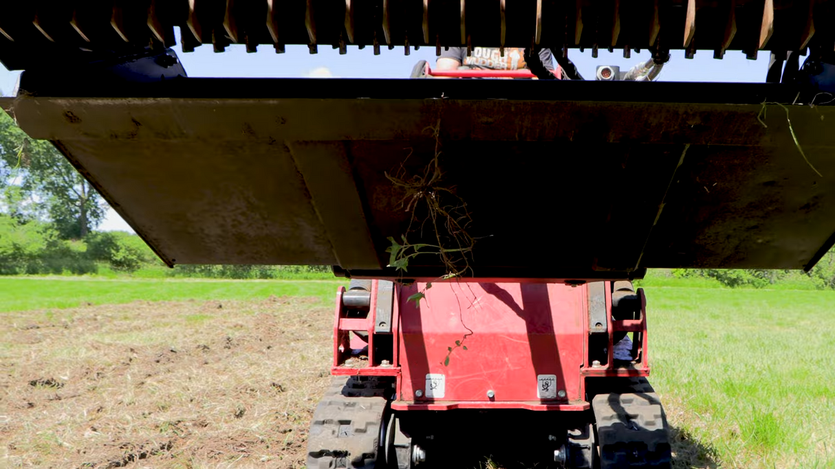 Erskine Mini Landscape Rake | Working Width 48" | Hydraulic Motor Flow Range 13-25 GPM | For Mini Skid Steer