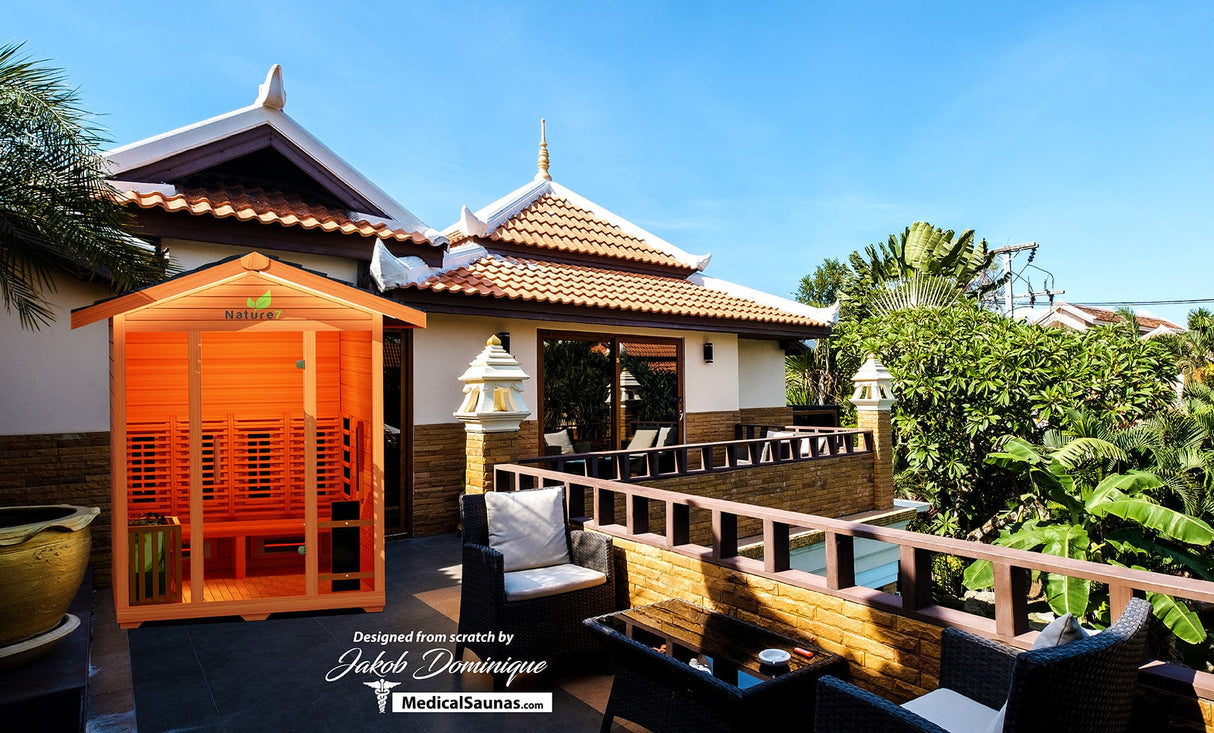 Medical Nature 7 Medical Sauna - Ultra Full Spectrum Outdoor Sauna