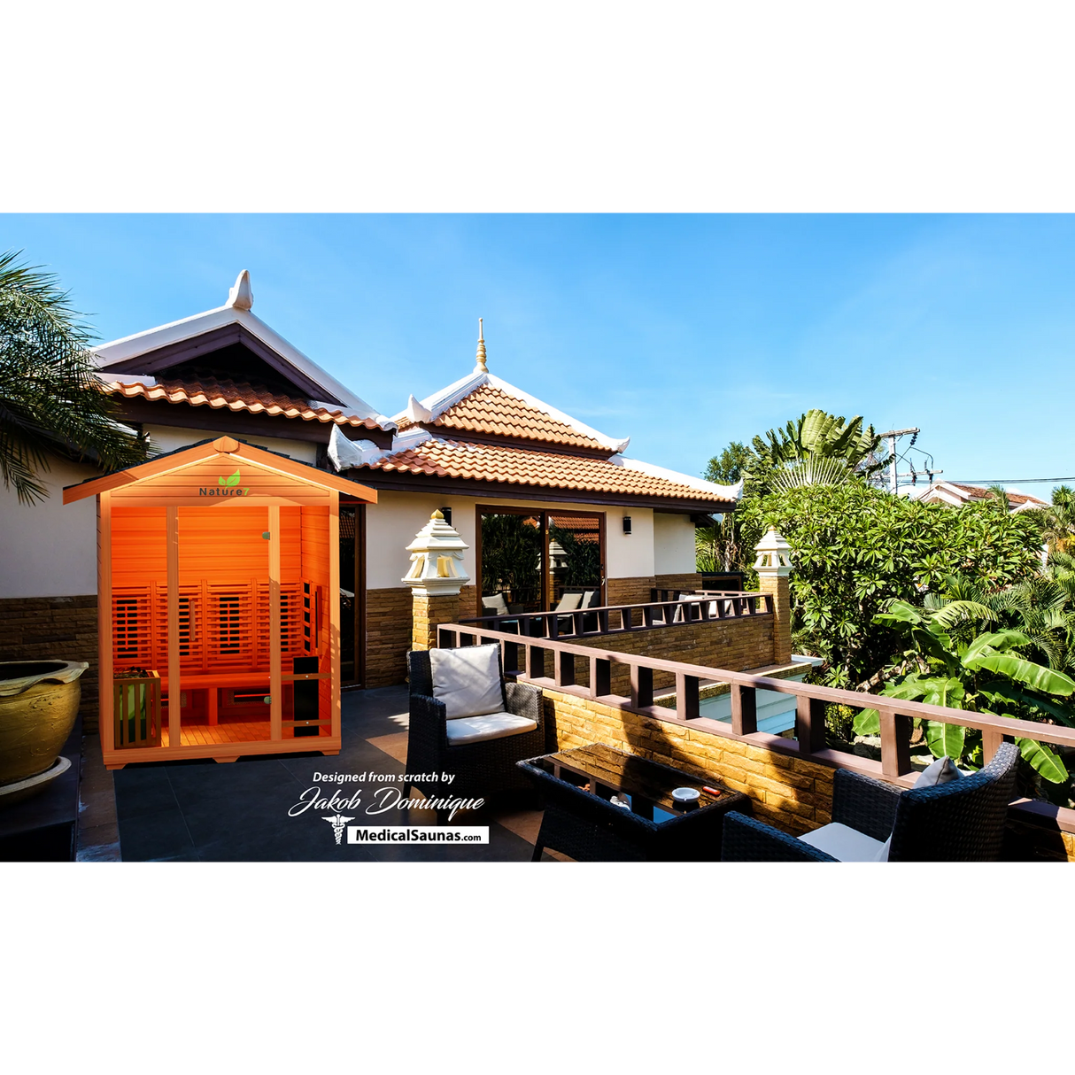 Medical Nature 7 V2 Outdoor Hybrid Sauna