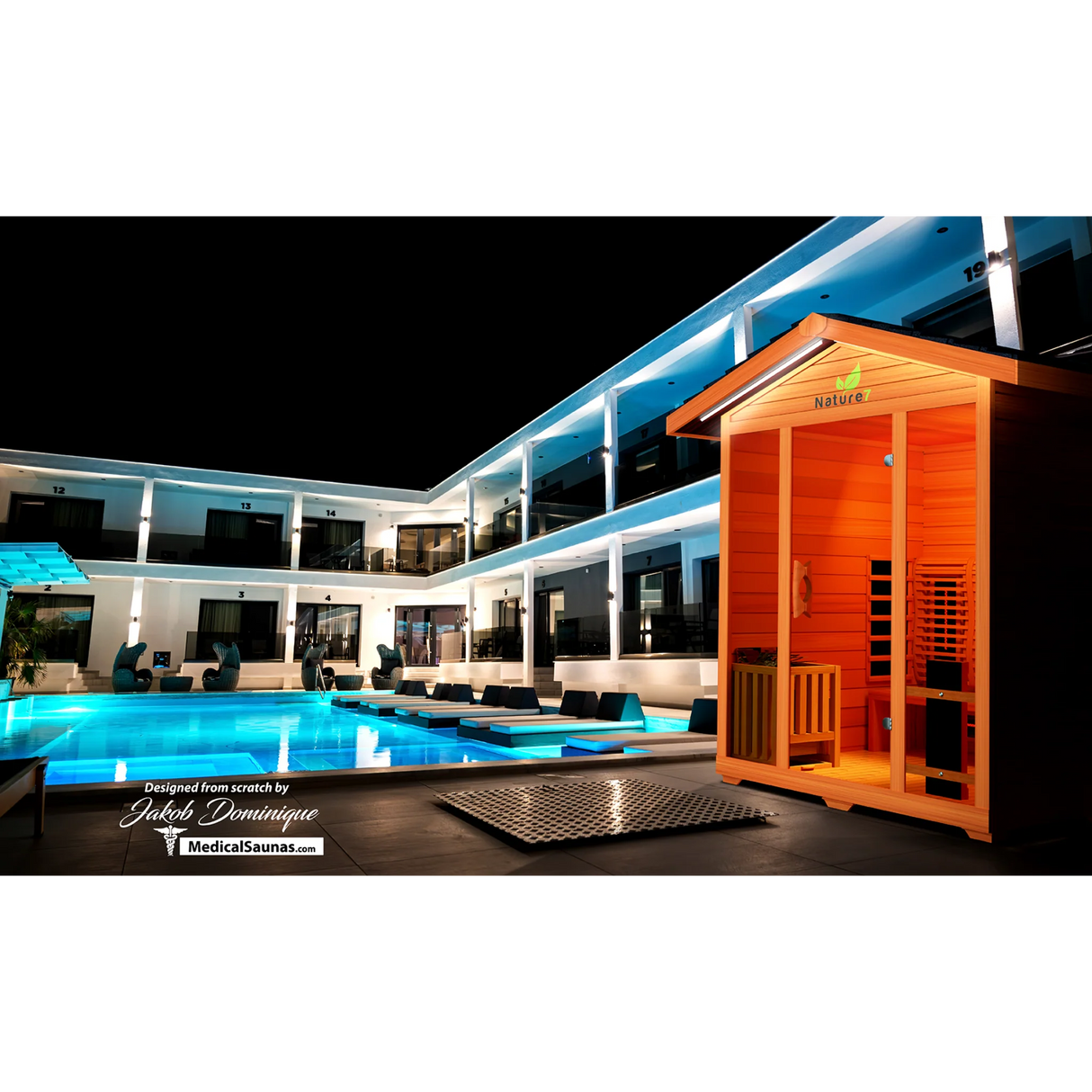 Medical Nature 7 V2 Outdoor Hybrid Sauna