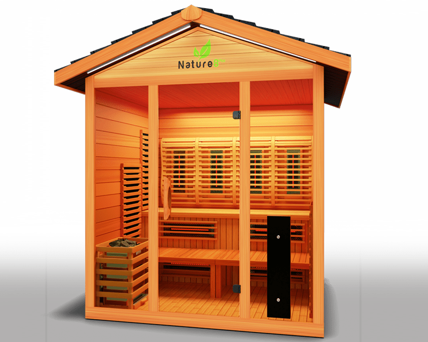 Medical Nature 8 Plus Medical Sauna - Indoor or Outdoor Sauna
