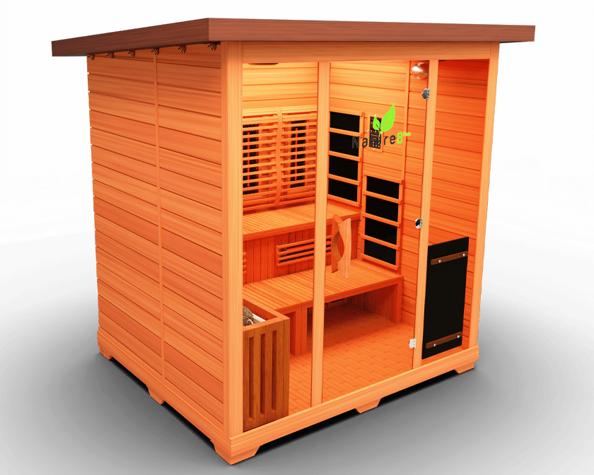 Medical Nature 8 Plus Medical Sauna - Indoor or Outdoor Sauna