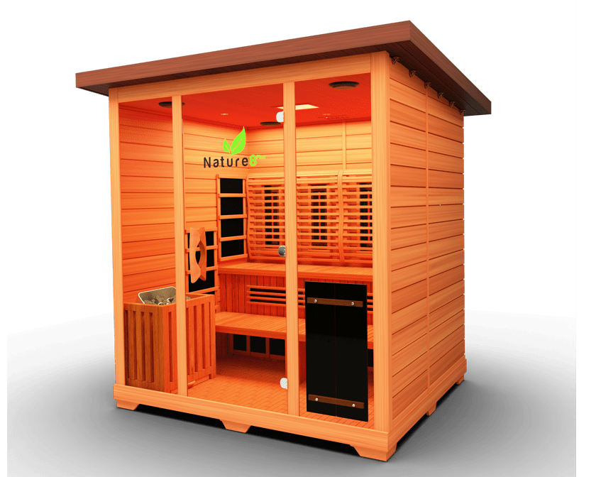 Medical Nature 8 Plus Medical Sauna - Indoor or Outdoor Sauna