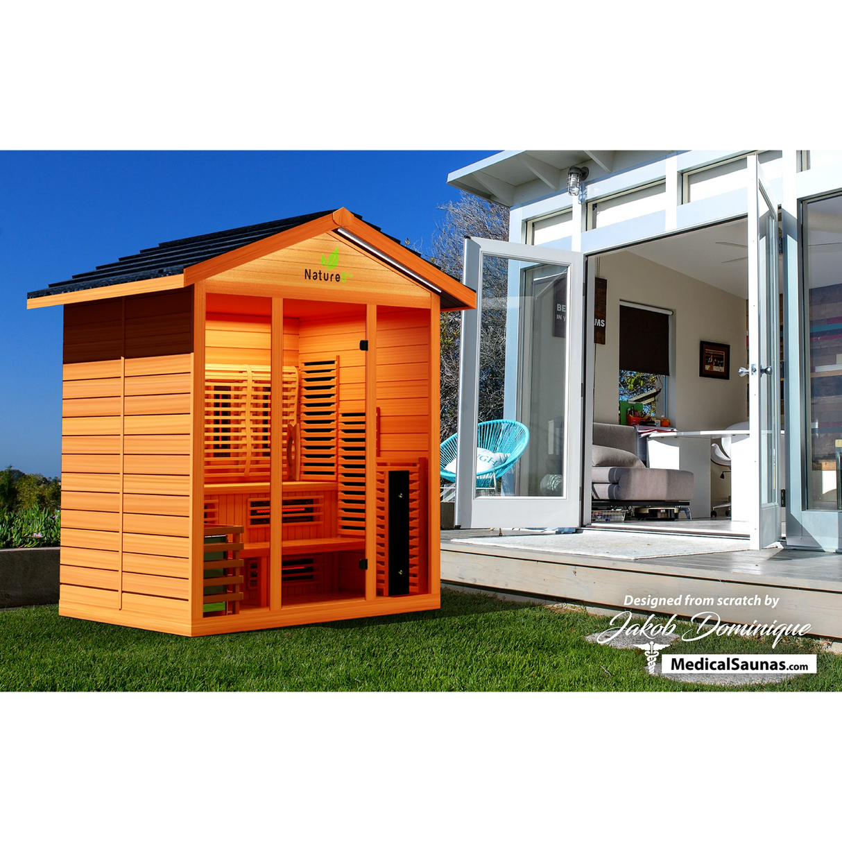 Medical Nature 8 V2 Outdoor Hybrid Sauna