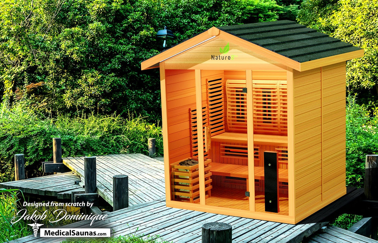 Medical Nature 8 Plus Medical Sauna - Indoor or Outdoor Sauna