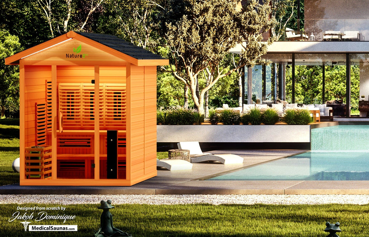 Medical Nature 8 Plus Medical Sauna - Indoor or Outdoor Sauna