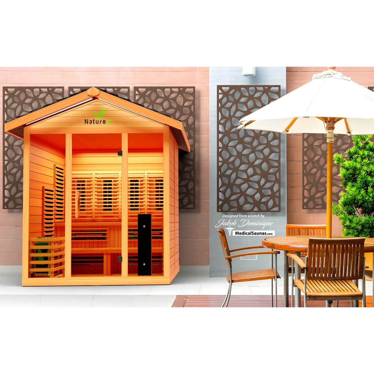 Medical Nature 8 V2 Outdoor Hybrid Sauna