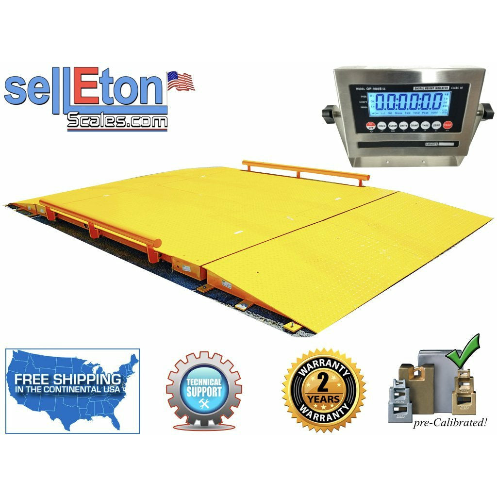 Prime Scales SL-934-30x10 Selleton Truck Scale used for reference weight only ( non-NTEP )